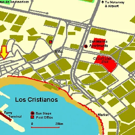 Ocean View Over Cristianos, Playa Vistas, Wifi Apartamento